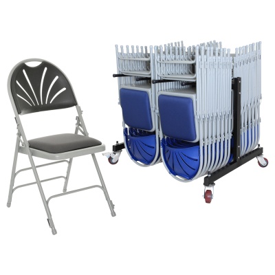 28 Comfort Plus Folding Chair + Trolley Bundle