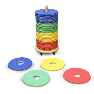 Rainbow Circular Mats & Donut Trolley