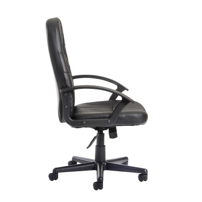 Cavalier Managers Chair - Black Leather Faced