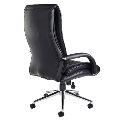 Derby High Back Executive Chair - Black Faux