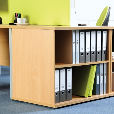 Deluxe Desk High Bookcase 600mm Deep