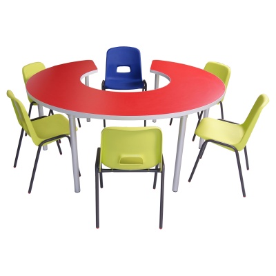 Enviro Classroom Keyhole Table