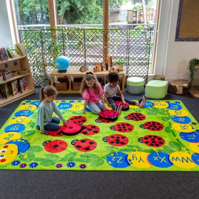 Back to Nature Sensory Ladybird Counting Cushions