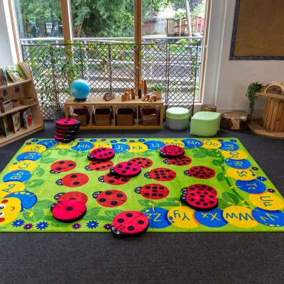 Back to Nature Sensory Ladybird Counting Cushions