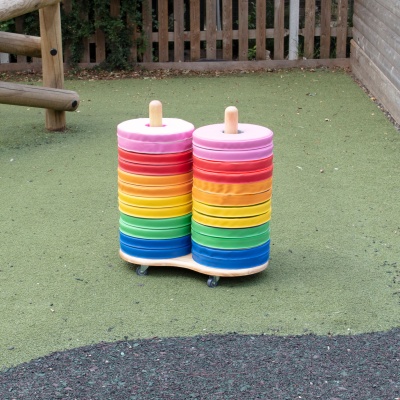 Donut Multi-Seat Trolley with 24 Cushions