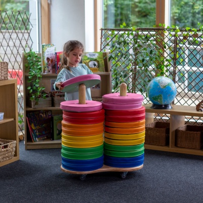 Donut Multi-Seat Trolley with 24 Cushions