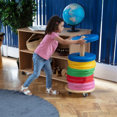 Donut Multi-Seat Trolley with 12 Cushions