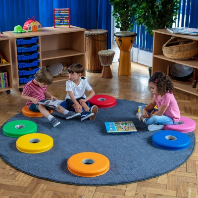 Donut Multi-Seat Trolley with 12 Cushions