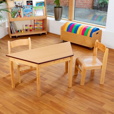 Tuf Class Trapezoidal Table - Beech