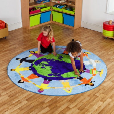 Children of the World Multi-Cultural Carpet