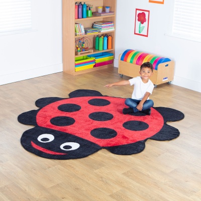 Back to Nature Ladybird Shaped Indoor Carpet