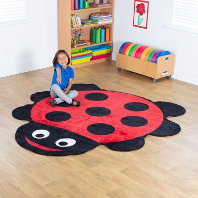 Back to Nature Ladybird Shaped Indoor Carpet