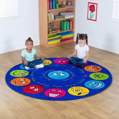 Emotions Circular Placement Carpet