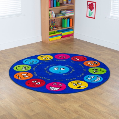 Emotions Circular Placement Carpet