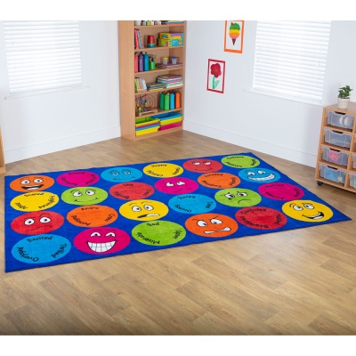 Emotions Interactive Rectangular Placement Carpet