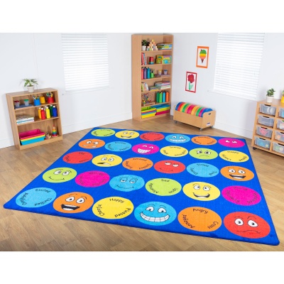 Emotions Large Square Placement Carpet