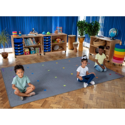 Essentials Rainbow Stars Carpet