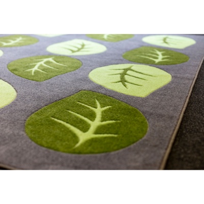 Natural World Carved Leaf Placement Carpet