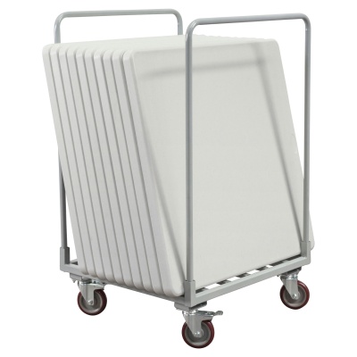 Folding Table Upright Trolley