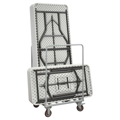 Folding Table Upright Trolley