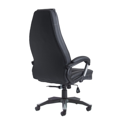 Noble High Back Managers Chair - Black Faux Leather