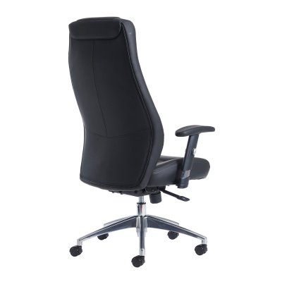 Odessa High Back Executive Chair - Black Faux Leather