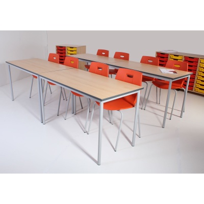 Advanced Premium Round Leg Rectangular Table