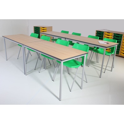 Advanced Premium Round Leg Rectangular Table