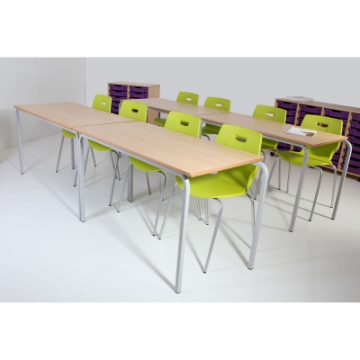 Advanced Slide-Stacking Rectangular Table