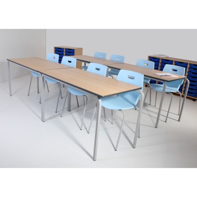 Advanced Slide-Stacking Rectangular Table