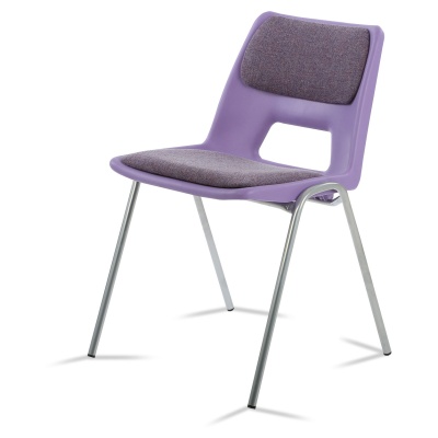 Advanced Stacking Chair + Seat & Back Pad