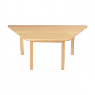 Children's Trapezoidal Wooden Table