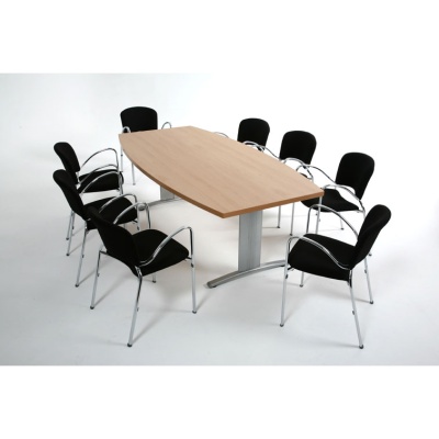 Executive Lightweight Folding Boardroom Table - Boat