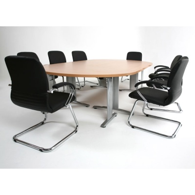 Executive Lightweight Semi-Circular Folding Table