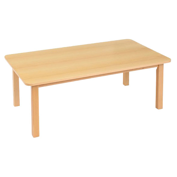 Children's Rectangular Veneer Wooden Table