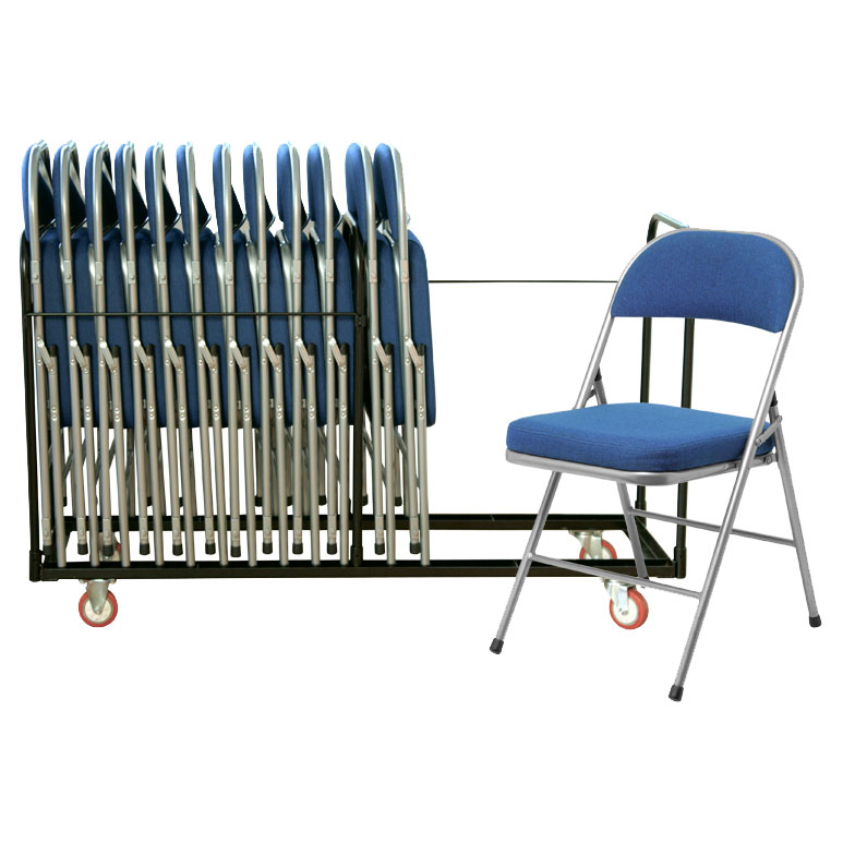 18 Comfort Deluxe Folding Chair + Trolley Bundle