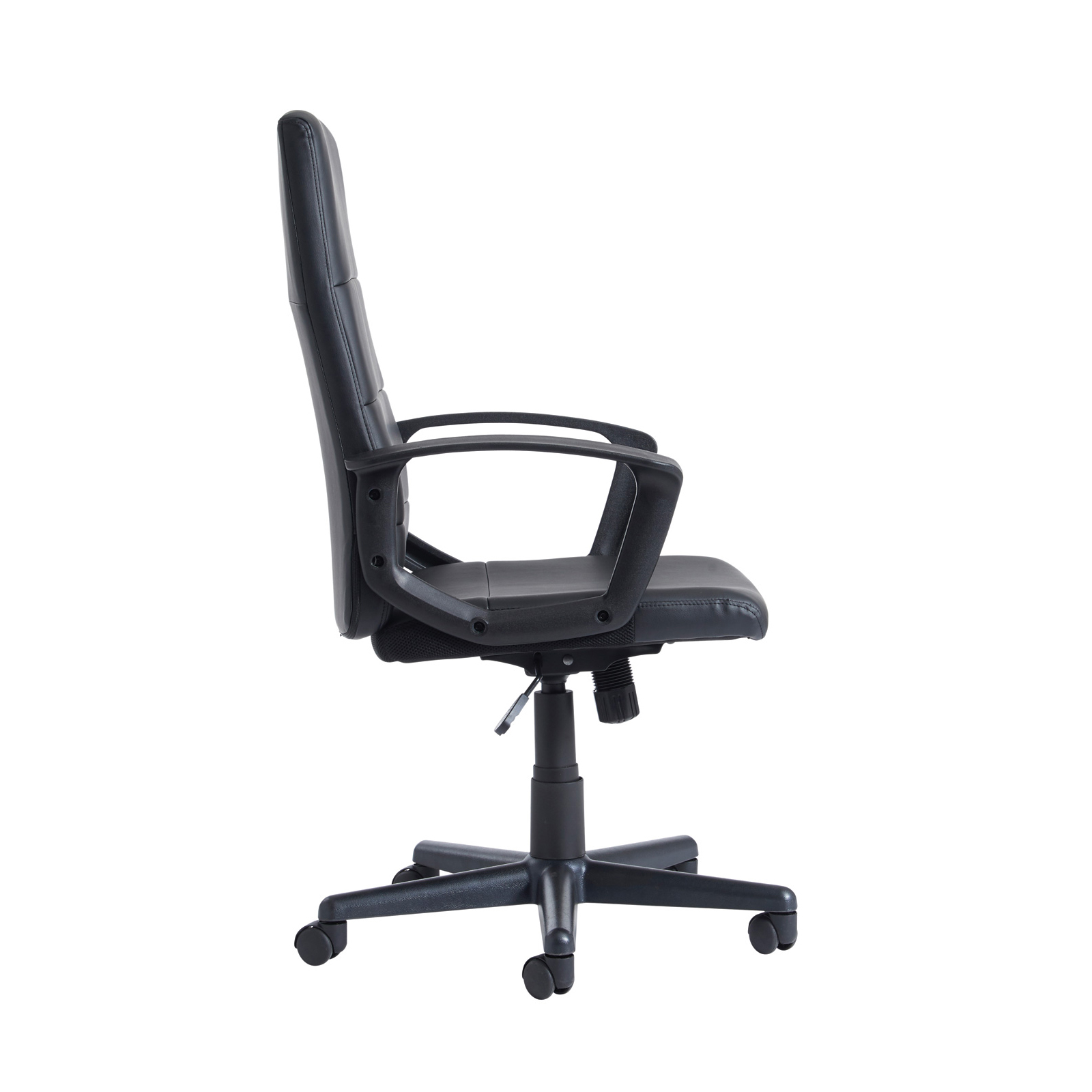 Ascona High Back Managers Chair - Black Faux Leather Furniture for ...