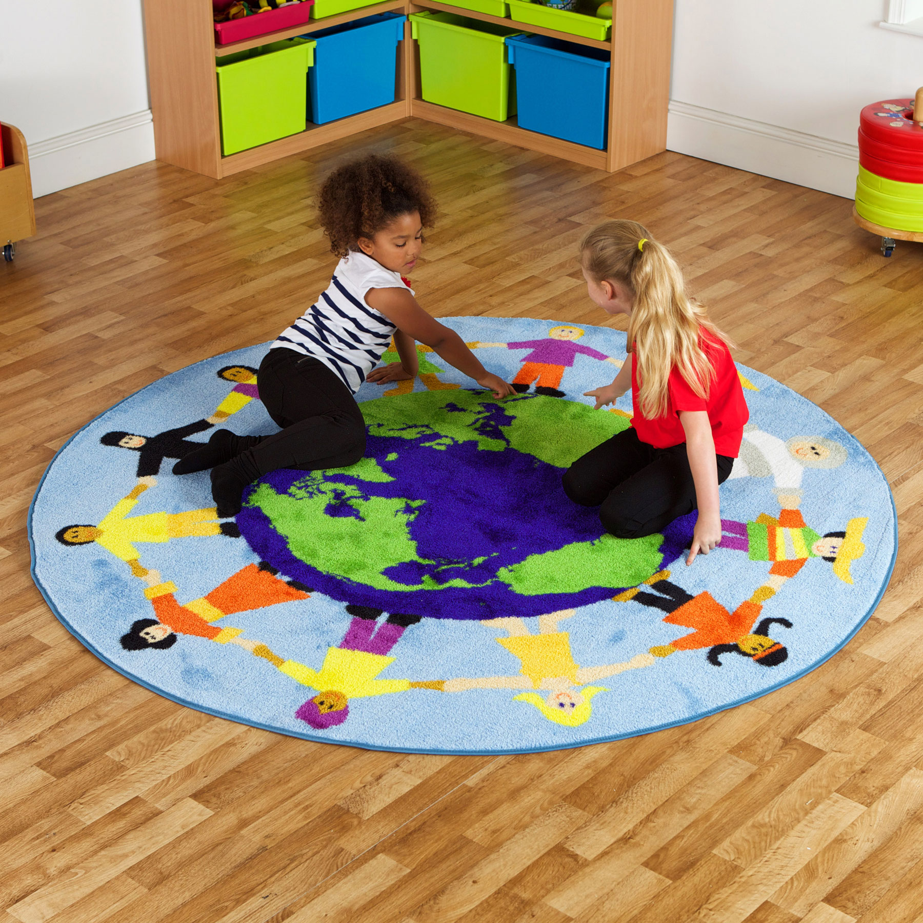 Children of the World Multi-Cultural Carpet