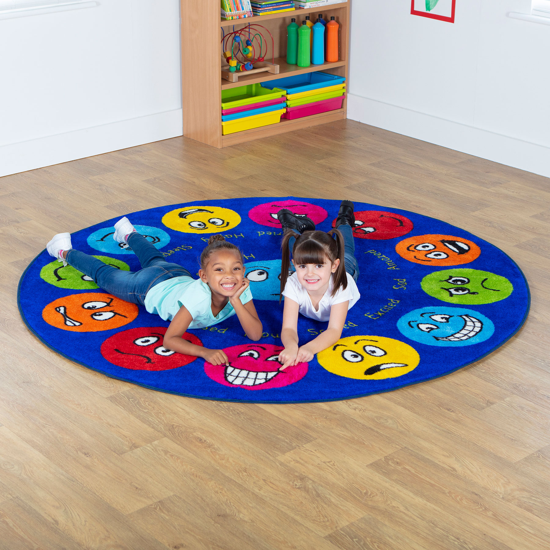 Emotions Circular Placement Carpet