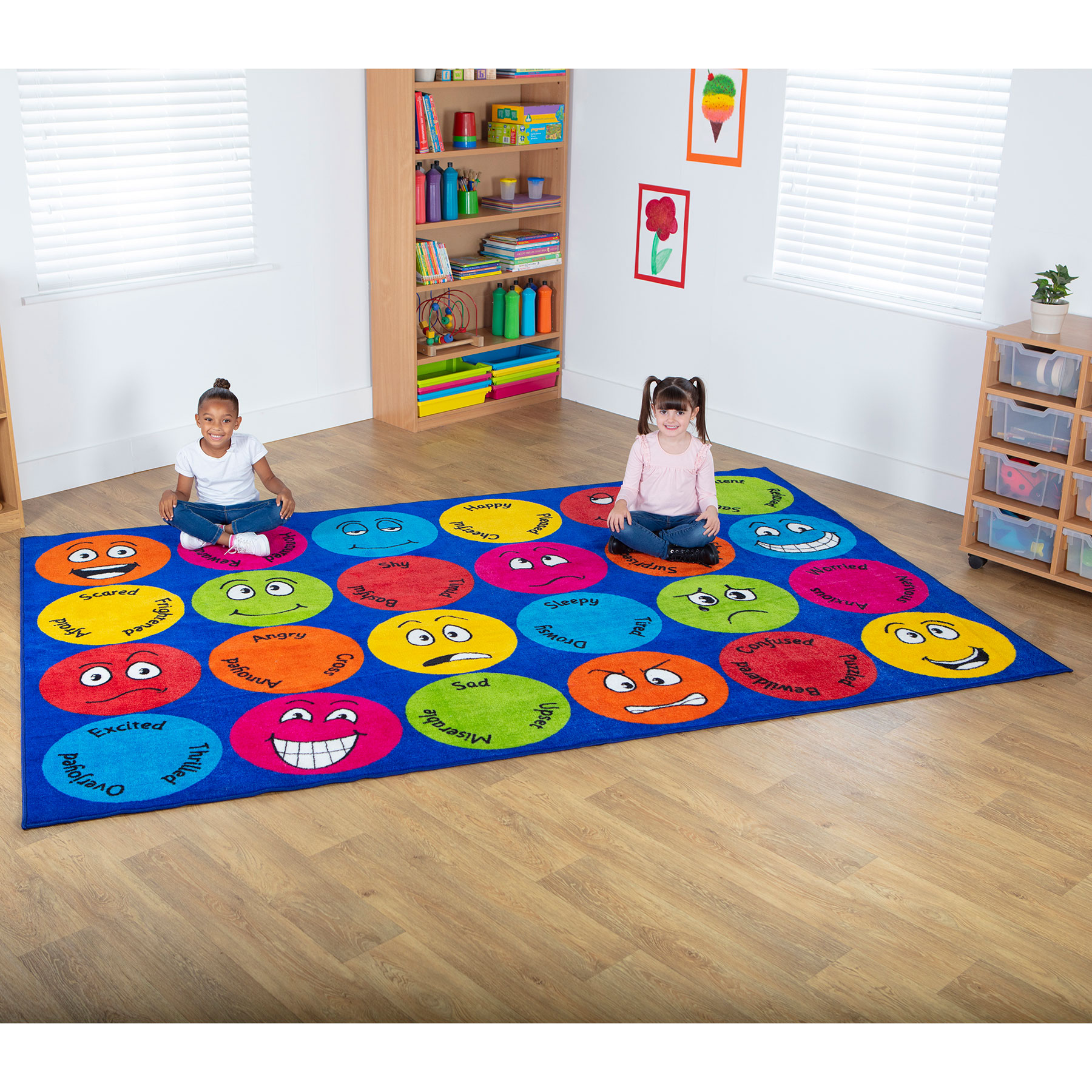 Emotions Interactive Rectangular Placement Carpet