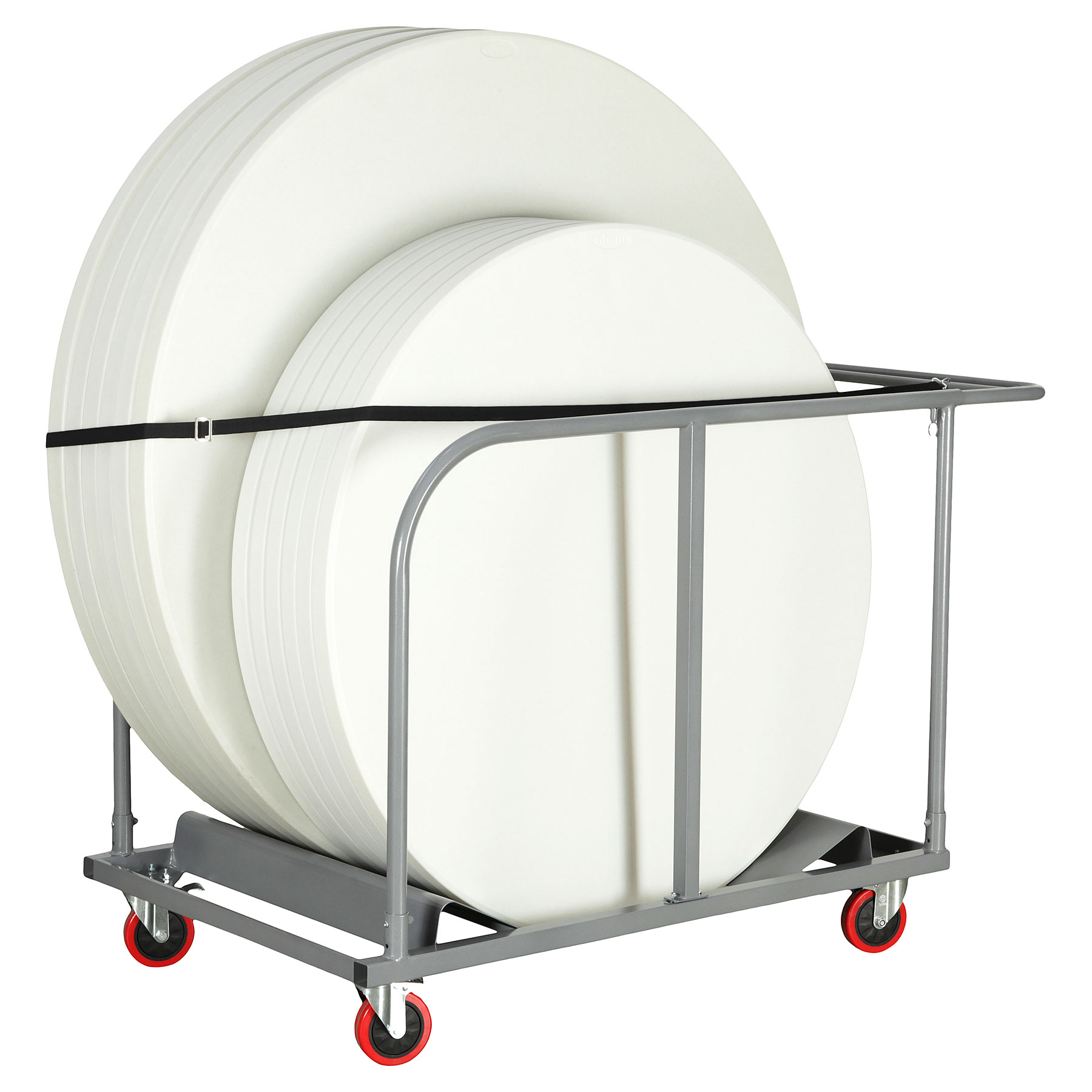 Folding Table Round Trolley