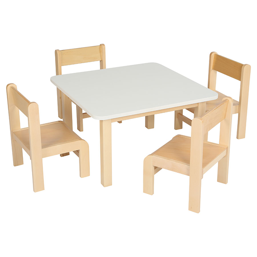 Children's Square Laminate Wooden Table