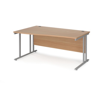 Maestro 25 Cantilever Leg Left Hand Wave Desk