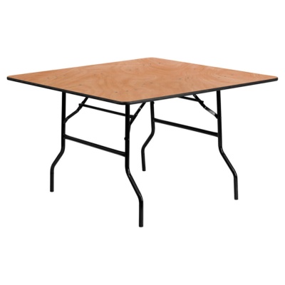 Plywood Square Folding Table