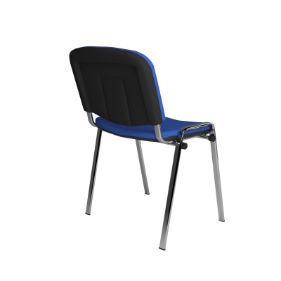 ISO Meeting Room Stackable Chair with Chrome Frame