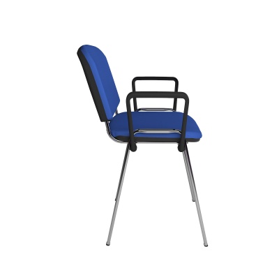 ISO Meeting Room Stackable Armchair with Chrome Frame