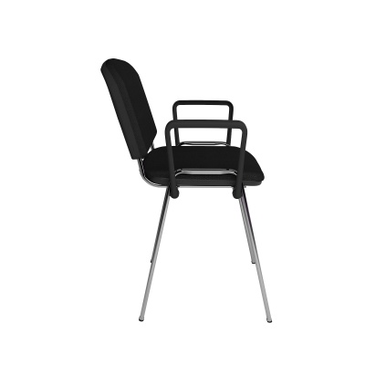 ISO Meeting Room Stackable Armchair with Chrome Frame