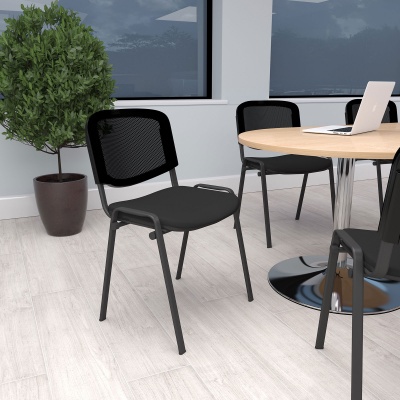 ISO Mesh Meeting Room Stackable Armchair