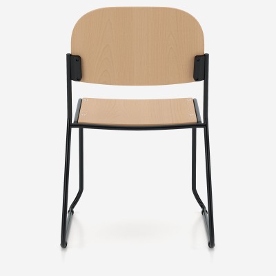 Vesta Wood High-Density Stacking Chair